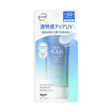 Skin Aqua Tone Up UV Essence Blue SPF50+ PA++++ 80g - Image 1
