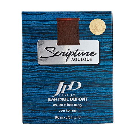 Jean Paul Dupont Scripture Aqueous Pure Homme For Men EDT Spray 100ml - Image 1