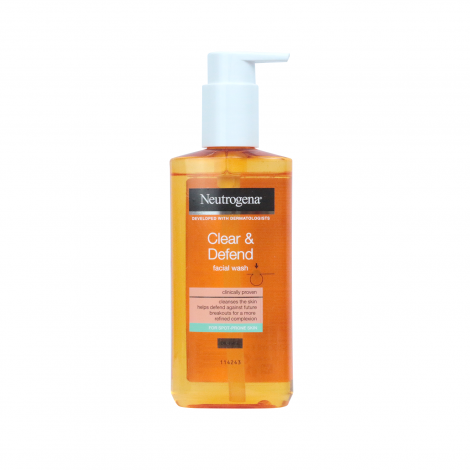 Neutrogena Clear & Defend Facial Wash 200 ml - Image 1