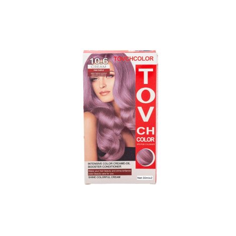 Tovch Hair color 30ml*2 - 10.6 Pink Purple - Image 1
