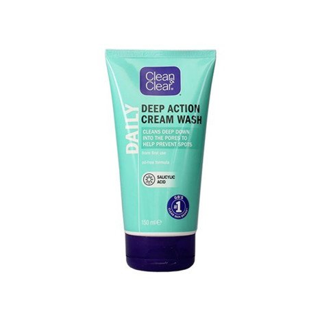 Clean & Clear Deep Action Cream Wash 150ml - Image 1
