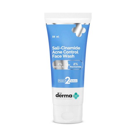 The Derma Co Sali-Cinamide Anti-Acne Face Wash 80ml - Image 1