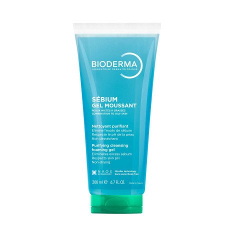 Bioderma Sebium Gel Moussant Purifying Cleansing Foaming Gel 200ml - Image 1