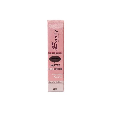 Everly Beauties Aurora Matte Liquid Lipstick - Mocha Brown - Image 1