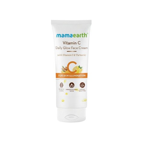 Mamaearth Vitamin C Daily Glow Face Cream 80g - Image 1