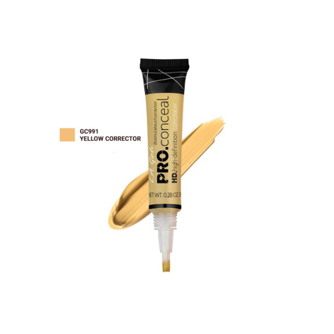 L.A. Girl Pro.conceal Hd High Definition Concealer - GC 991 Yellow Corractor - Image 1