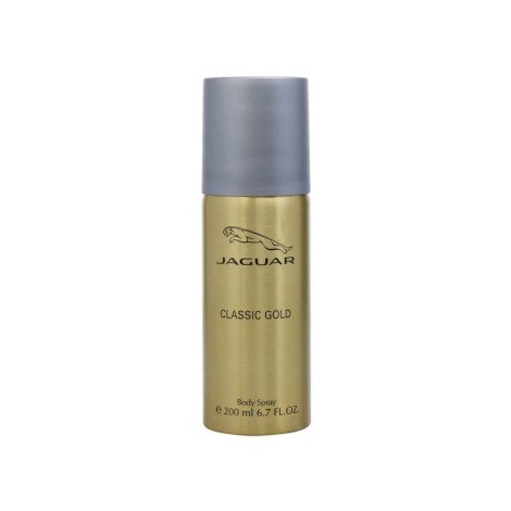 Jaguar Classic Gold Body Spray 200ml - Image 1