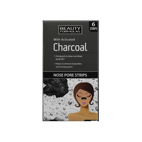 Beauty Formulas Charcoal Nose Pore Strips 6s - Image 1