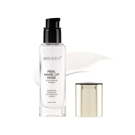 Swiss Beauty Real Makeup Base Highlighting Primer 32ml - 01 Natural Tint - Image 1