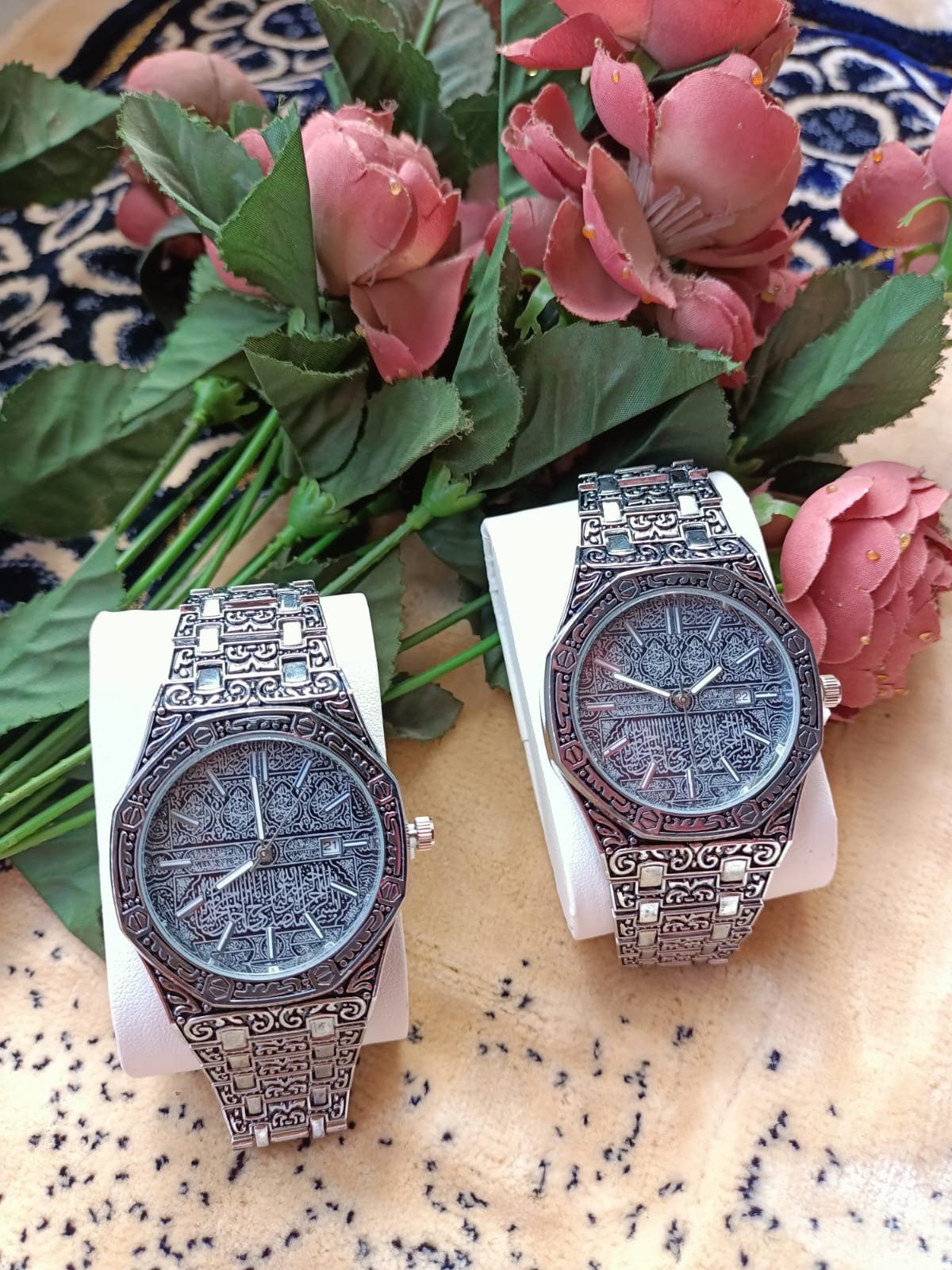 1716471464_IMG-20240317-WA0003 (1) Ayatul kursi calligraphy watch silver - Image 1