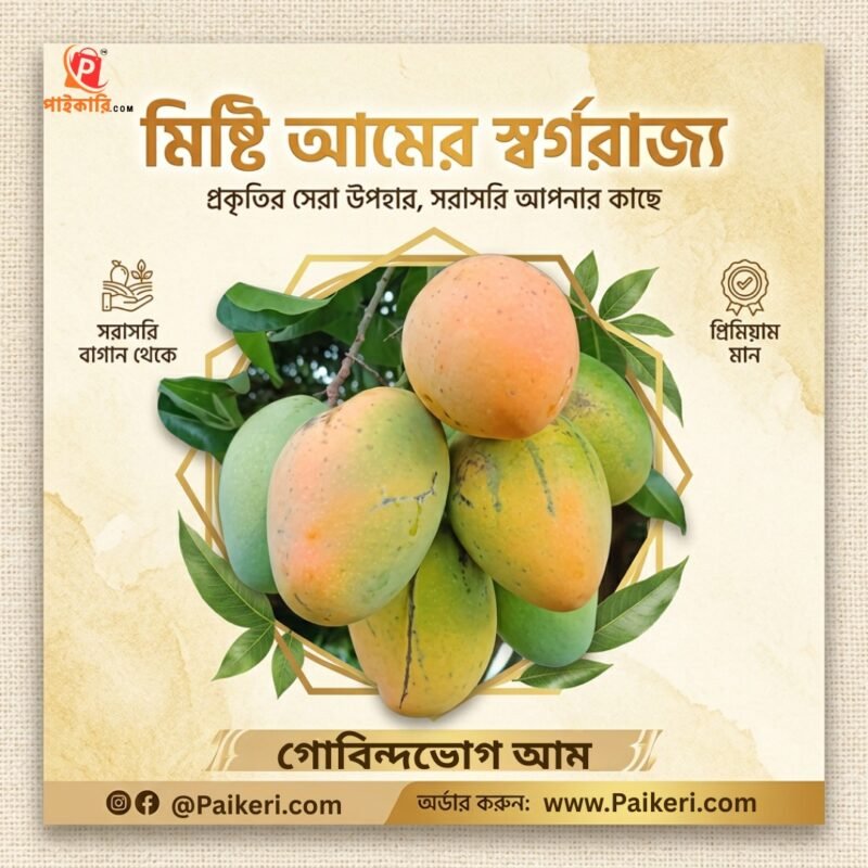 10 কেজি গোবিন্দভোগ আম (ফ্রি ডেলিভারি ) - Image 3