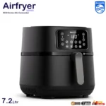 Philips Airfryer 5000 Series XXL Connected (HD9285) – 7.2L Smart Air Fryer– RapidAir Technology, 2000W Smart Cooking, Black