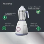 Philips 750W 4-Jar Mixer Grinder - HL7701/01 - Image 4