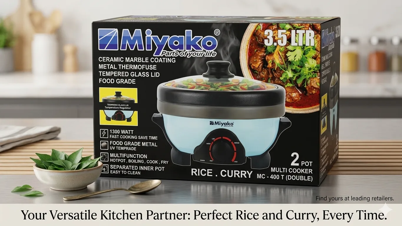 2117136_miyako-35l-multi-cooker-mc-400-t-double Miyako 3.5L Multi-Cooker (MC-400 T Double) - Image 1