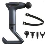 Massage Machine 12 Levels Strength Massager Machine for Pain Relief with 4 Attachment Heads, Body Massage Machine for Home & Extender Handle & Belt for Pain Relief (Multi M-G-SL-887)