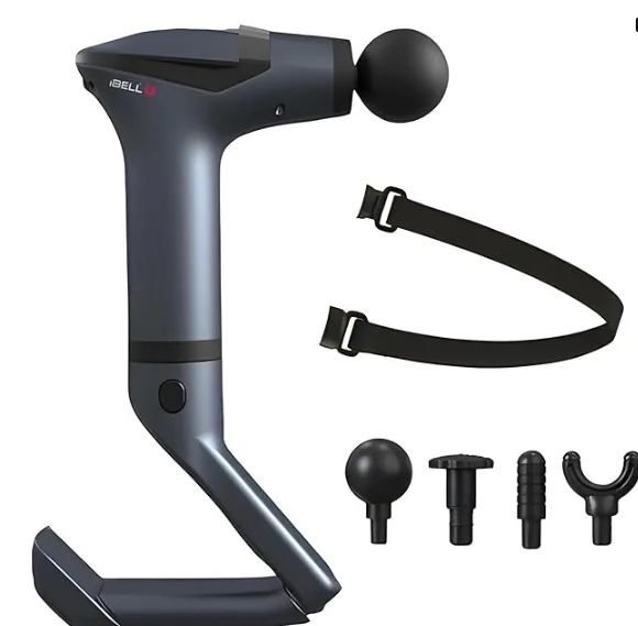 5000 Massage Machine 12 Levels Strength Massager Machine for Pain Relief with 4 Attachment Heads, Body Massage Machine for Home & Extender Handle & Belt for Pain Relief (Multi M-G-SL-887) - Image 1